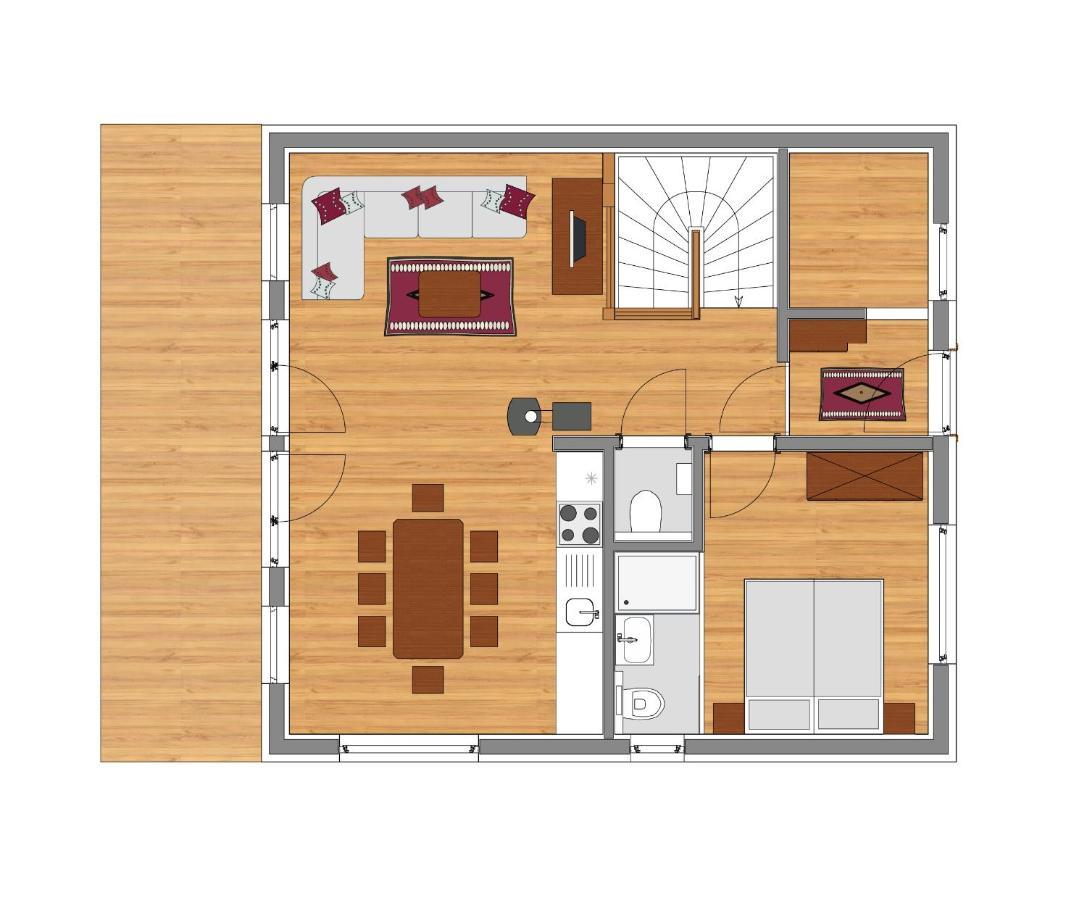 Holzknechthuette Villa Лахтал Екстериор снимка